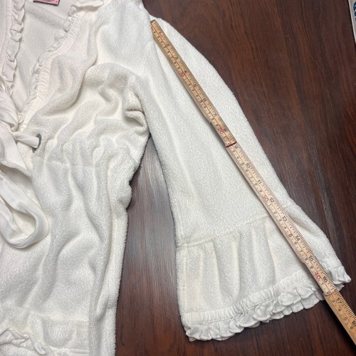Juicy Couture Women's White Robe Sz S - Picture 6 of 8