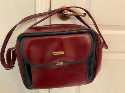 Samsonite Weekender Shoulder Carry On Tote Bag Luggage Travel Wine VINTAGE