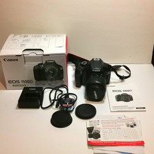 Canon EOS 1100D 12MP Digital SLR Camera with Cannon EFS 18-55mm Lens Black Boxed