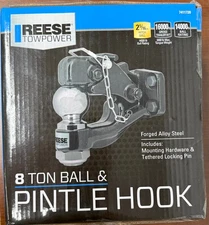 Reese Towpower 7411720 8 Ton Ball & Pintle Hook 2-5/16" Ball 16000lb