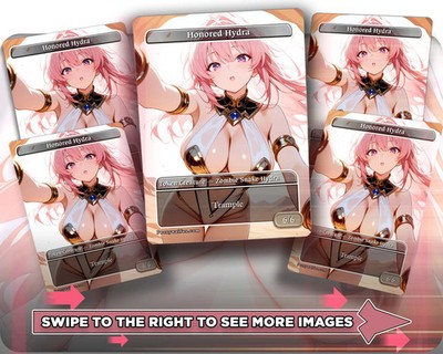 Honored Hydra (4) - 5x Waifu Tokens Custom Cards