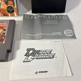 Baloncesto Doble Regate Konami Nintendo NES En Caja Con Manual 5 Tornillos Aut&eacute;ntico