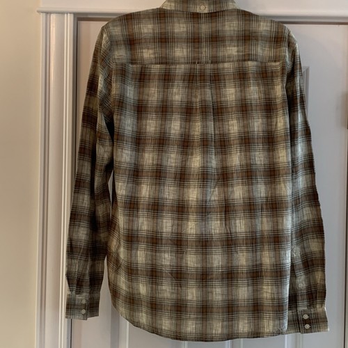 Camicia uomo Toad & Co Smythy LS con bottoni L 100% cotone biologico marrone a quadri - Foto 2 di 6
