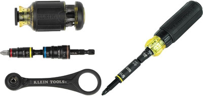 Versatile 3-Piece Mini-Ratchet Set with 11-in-1 Screwdriver/Nut Driver