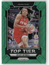Kelsey Mitchell 2024-25 Panini Select WNBA Green Top Tier Indiana Fever #2