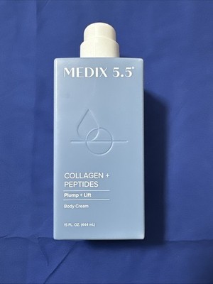 Medix 5.5 Body Treatment Cream Collagen + Peptides Plump + Lift 15 fl oz