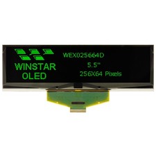 Winstar WEX025664DGPP3N00000 OLED Display 256x64 Green/Black 5.5"