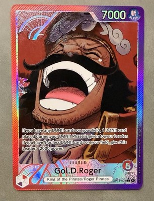 One Piece Gol.D.Roger Alt Art Leader Carrying on His Will English OP13-003