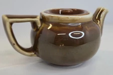 Fraunfelter Small Brown Glazed Teapot 300 OHIO