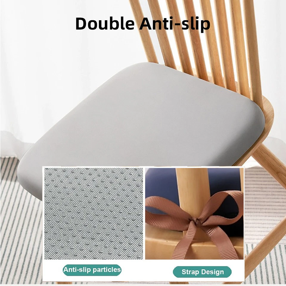 Memory Foam Chair Cushion Seat Pad Office Stool Support For Home Dining Comfort - image 4 of 4