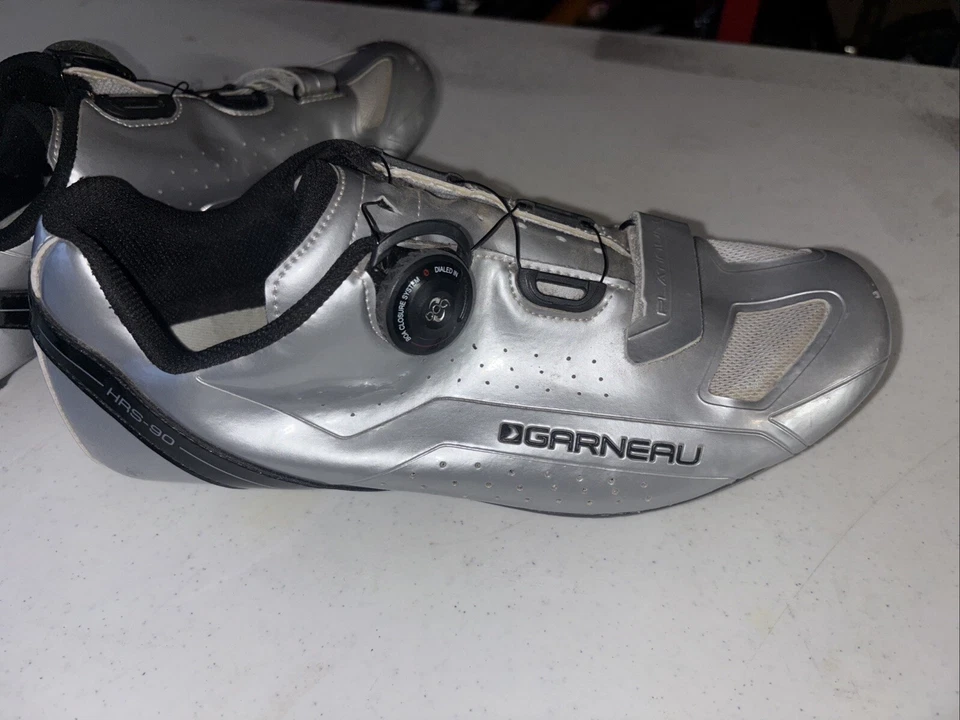 Louis Garneau HRS-90 Cycling Shoes - Rare Platinum - Men’s Size 9.5 (C3) - Image 3 of 4
