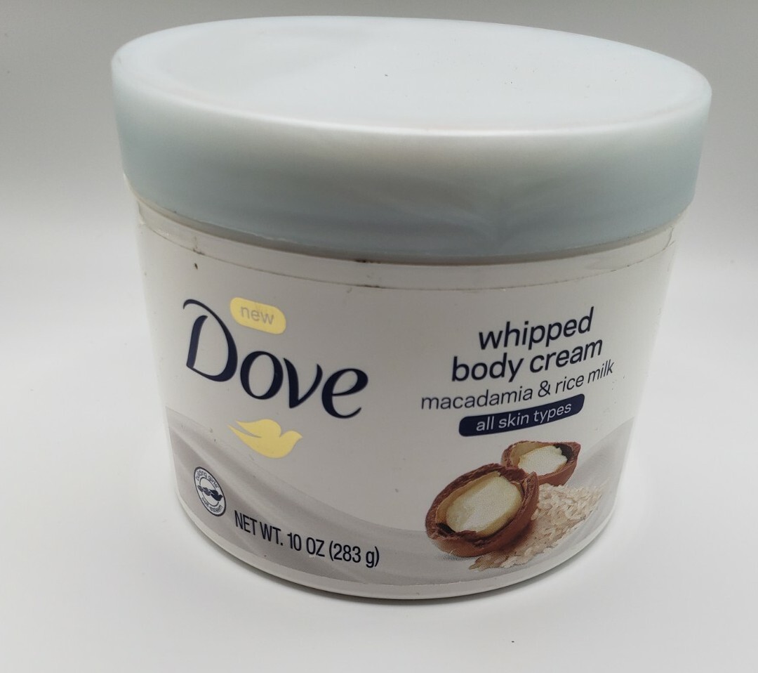 Dove Whipped Macadamia and Rice Milk Body Cream 10 oz eBay