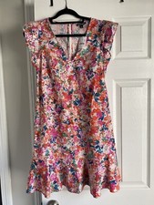J Crew Mercantile Floral Printed Ruffle Dress Flutter Sleeve J5421 Sz 0 NWT