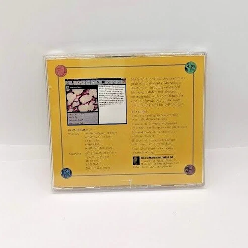 Microscopic Anatomy - Version 2.0 (CD Rom) University Of Florida, Gold Standard - Image 2 of 2
