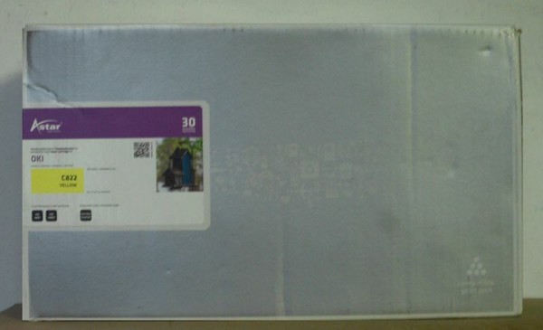 Toner Kompatibel FüR Oki C822 44844613 Yellow Gelb 7.300 Seiten Astar-image