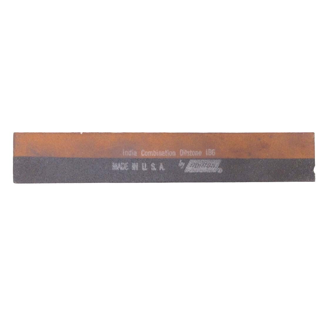 インド石なウェート　Ａ Vintage Norton India Combination Oilstone Sharpening Stone