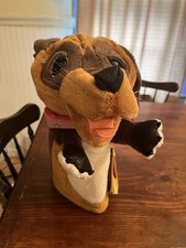 NWT Folkmanis Stage Dog Puppet Pretend Fun Animal Hand Puppet Curled Tongue