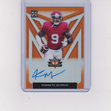 2020 Leaf Valiant BA-KM2 Kenneth Murray RC Orange RC Auto /50 San Diego Chargers
