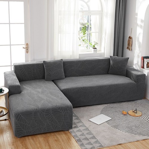 Ecksofa Bezug Dick Stretch Schnitt Couch Bezug für Wohnzimmer Schonbezüge - Bild 14 von 32