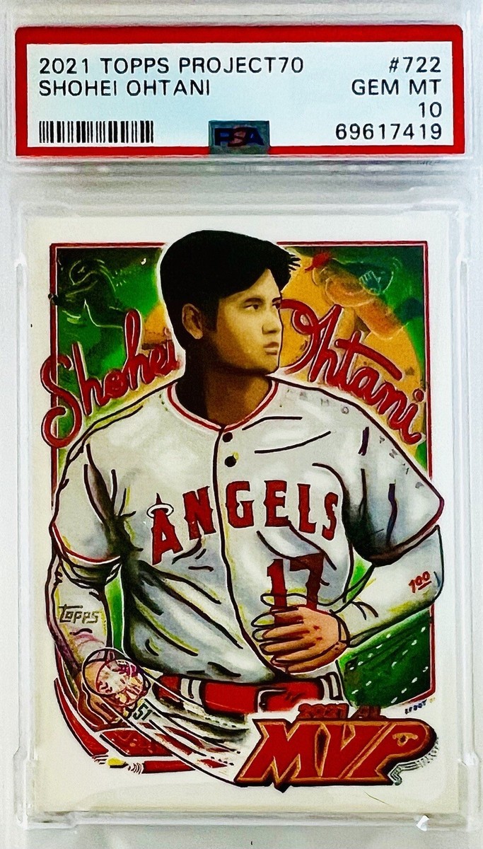 2021 Topps Project 70 Shohei Ohtani By Efdot #722 PSA 10