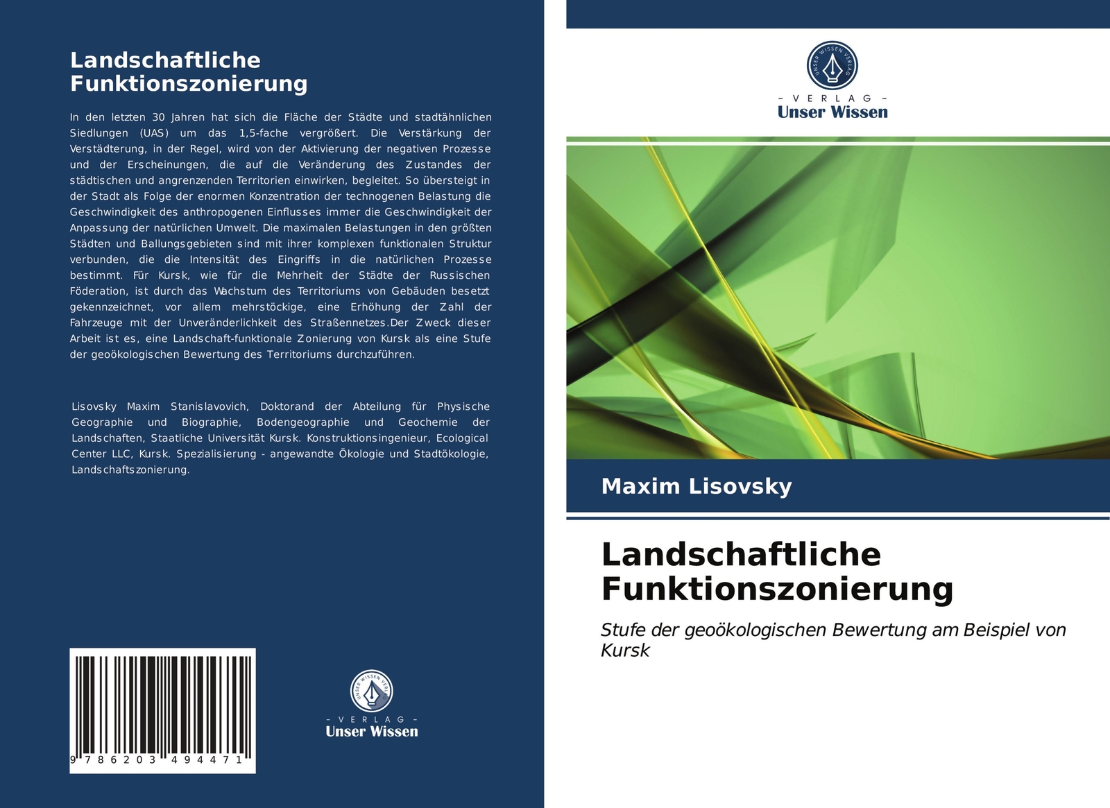 Thumbnail - Maxim Lisovsky | Landschaftliche Funktionszonierung | Taschenbuch |