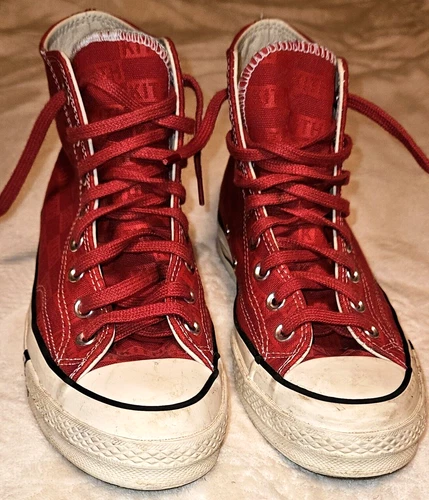 KITH x CONVERSE RED CHUCK TALYOR ALL STAR 70 高帮运动鞋女式 9 男式 7 - 第 6 张/共 19 张