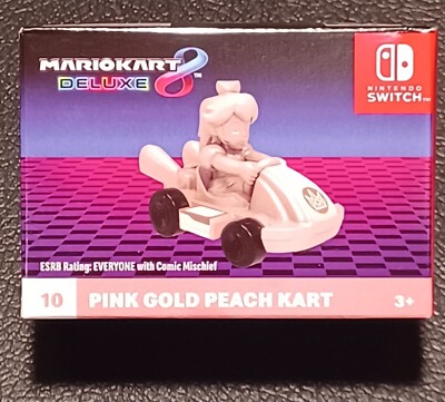 McDonalds Happy Meal Toy Mario Kart 8 DX #10 Pink Gold Peach Kart 2024  UNOPENED