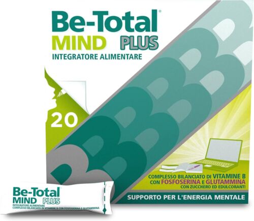 Be Total Mind Plus, Integratore Alimentare Vitamina B Con Fosfoserina 20 bustine - Foto 1 di 3