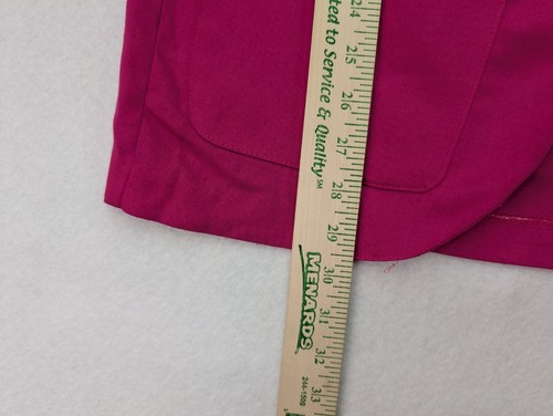 Vintage Women's Blazer Size Medium Pink Cuffed Sleeves Oversized Maggie Lawrence - Picture 14 of 20