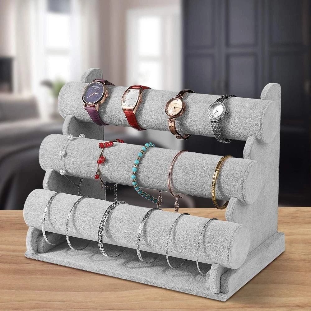 Detachable Bracelet Holder Organizer T bar Bangles Storage Rack Men
