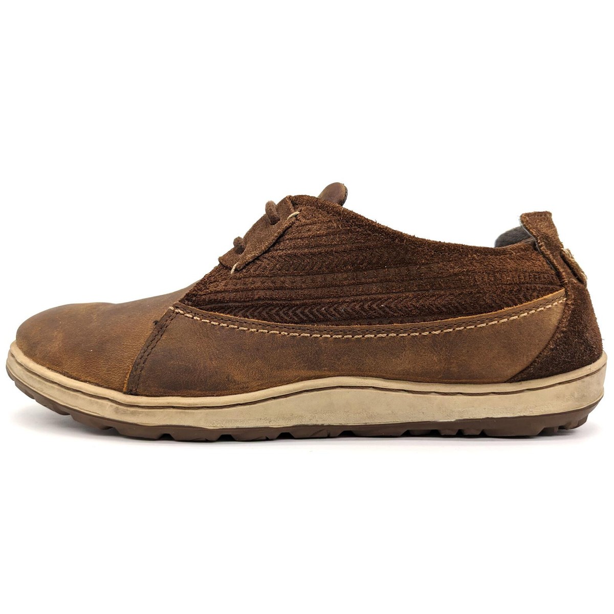 Merrell Ashland Tie Brown Leather Lace Up Low Top Flats Women’s