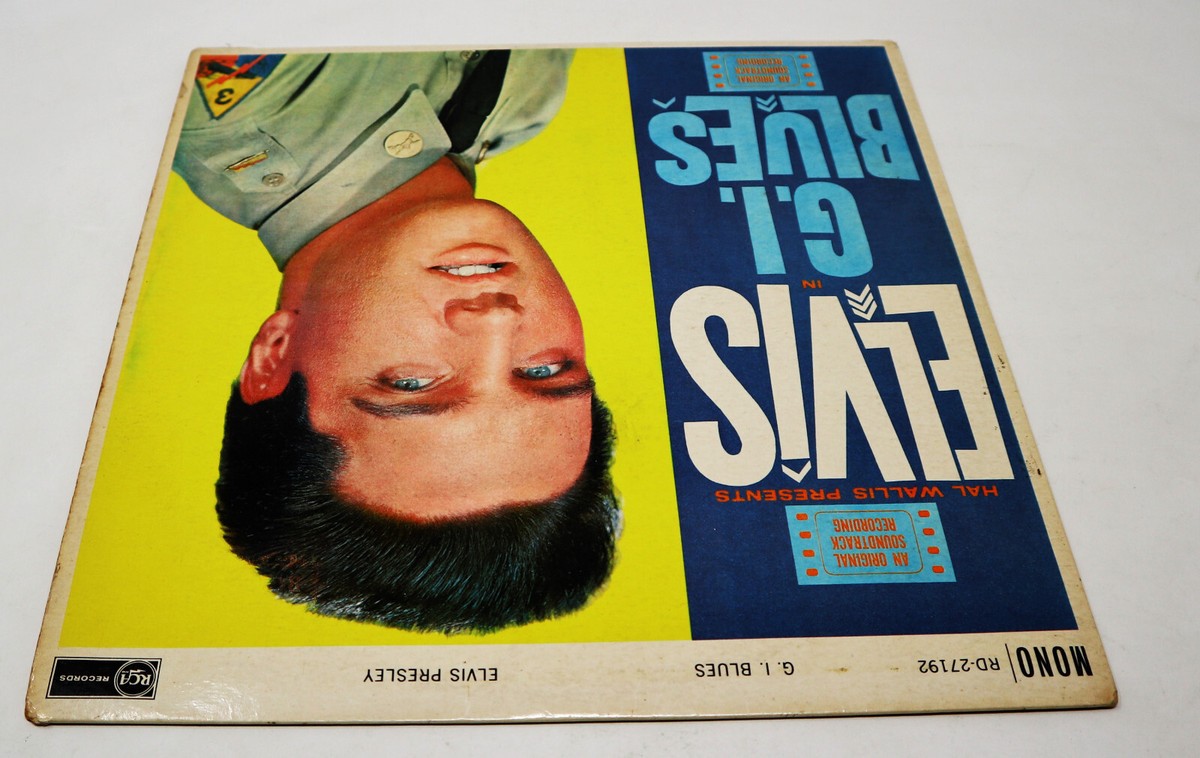 VINTAGE 1960 RCA ELVIS PRESLEY G.I. BLUES SOUNDTRACK LP