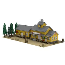 ZITIANYOUBUILD Modular Feed Mill for Railroad Theme 6457 Pieces Building Toys