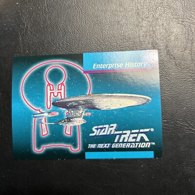 Jb101d Star Trek The Next Generation 1992 #044 Enterprise History