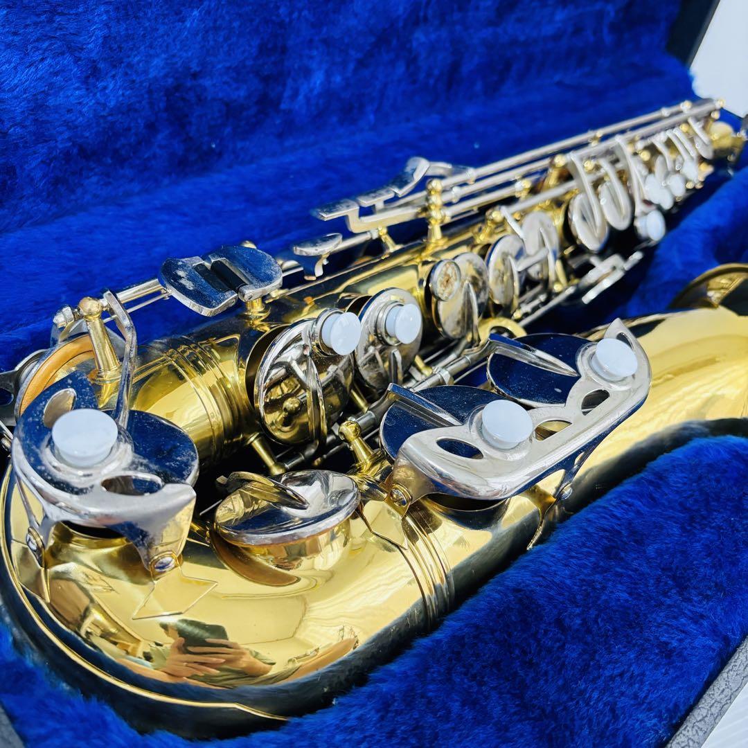 Mid Tone E Flat Brass Lacquer Gold S101 Saxophone with A Top Quality - gold  lacquer saxophone, image size:1080x1080