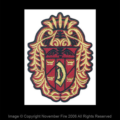 Patch Dracula's Crest Dracula Ring Horror Vampire Nosferatu Living Dead NFP019
