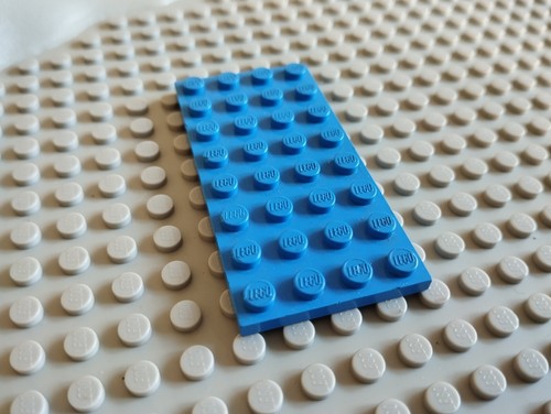 Lego Vintage Plates 4x4 4x6 4x8 4x10 4x12 Light grey blue black etc - Picture 26 of 60
