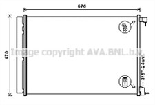 AVA Aircon Condenser for MERCEDES-BENZ S-SERIES W222 (2013) S350 3.0 BLUETEC