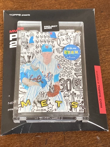 Nolan Ryan by GREGORY SIFF TOPPS PROJECT 2020 #30 1969 Topps ROOKIE RC NY Mets