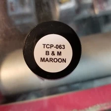 Tru Color Paint TCP-63 BOSTON and MAINE MAROON Model Railroad 1 ounce bottle