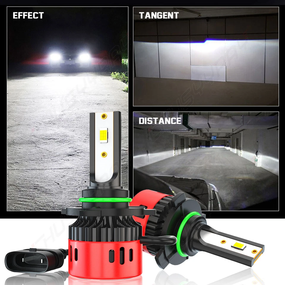 Para Mitsubishi Eclipse 1992-1999 6 peças lâmpada de farol de LED feixe Hi/Lo + luzes de neblina - Imagem 3 de 4