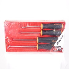 Snap On New Grip 4pc Awl And Hook Set Orangeblack Sgasa104o