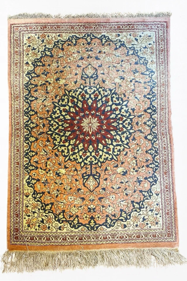 古董地毯 100% 真丝 — 第 3/3 张图片