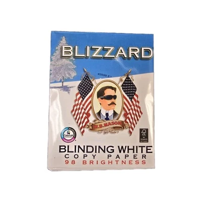 FLAGSHIP W.B. Mason Paper, 98 Brightness, 500 Sheets blinding White,Size 8.5 X 11 (1 ream