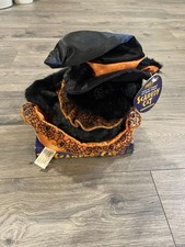Dandee Scaredy Cat Black Cat Shrieking Plush Halloween Decor Read Description