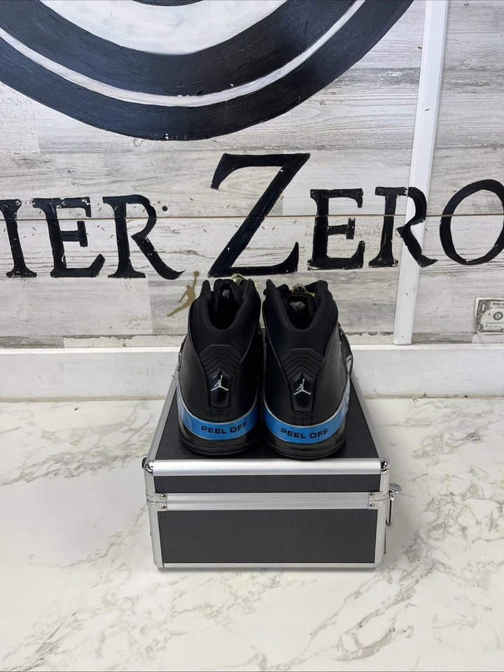 Air Jordan 17 OG Negro Metálico Plateado Talla 11.5 Con Maletín Foto 4 de 4