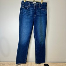 Paige Cindy High Rise Straight Ankle Jeans