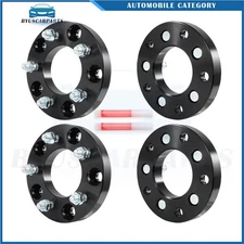4 Pcs 1" Conversion Wheel Adapters 5x5.5 to 5x5 For Ford Dodge to Jeep 1/2"x20