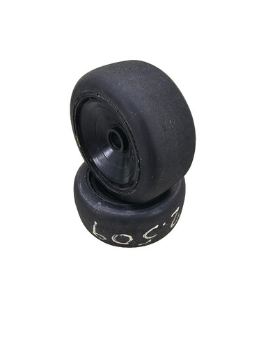 BSR (Green) Featherweight black dish wheels for 1/10 pan car