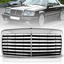 Sportgrill Front chrom f&uuml;r Mercedes W124 S124 C124 A124 E-Klasse 1985-04.1993